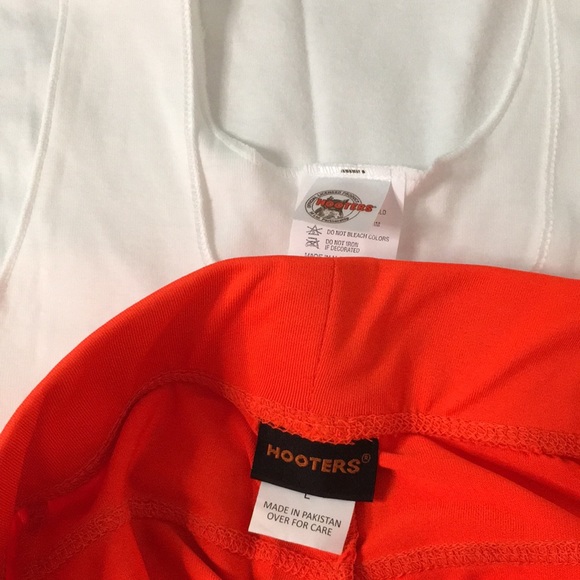 New Hooters Bundle Tank Shorts Pouch Hose Socks & Name Tag Florida Size XS - Picture 14 of 16